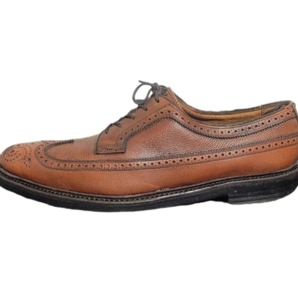 Vintage Florsheim Imperial V Cleat Men’s Shoes Size 10 1/2 C SB1 - Picture 8 of 13